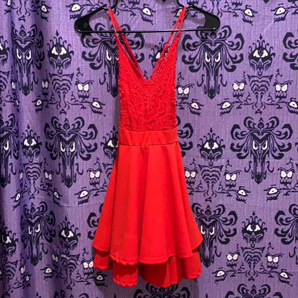 Red cocktail dress Rue 21 XS